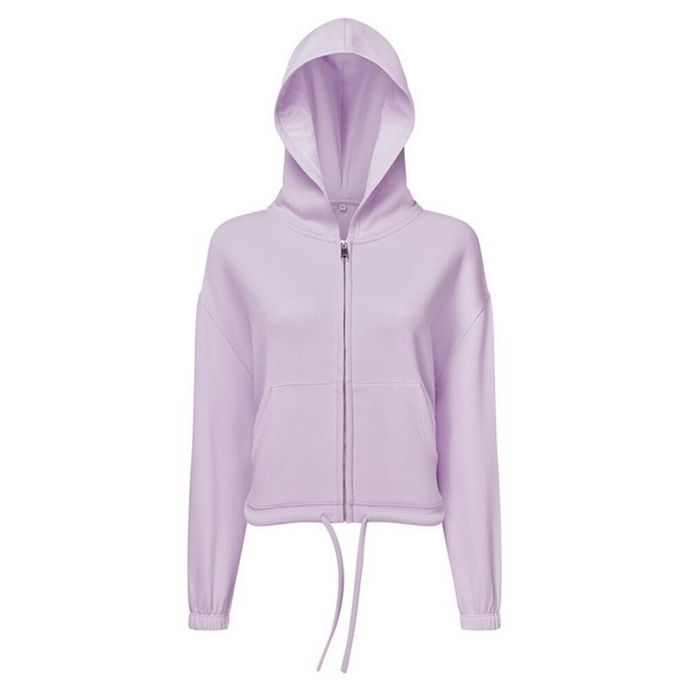TriDri Womens/Ladies Recycled Cropped Oversized Full Zip Hoodie