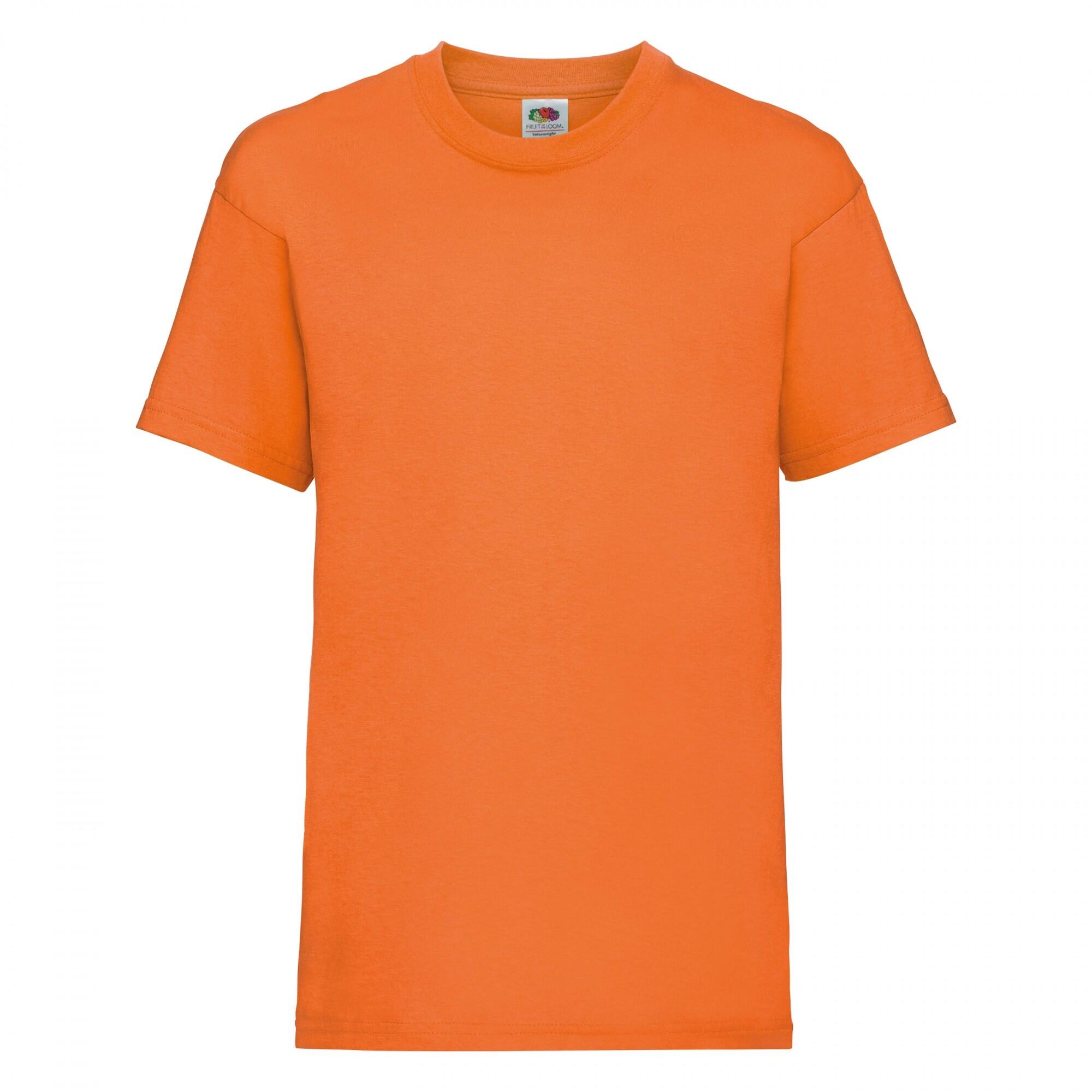 Fruit Of The Loom Childrens/Kids Unisex Valueweight Short Sleeve T-Shirt (Pack