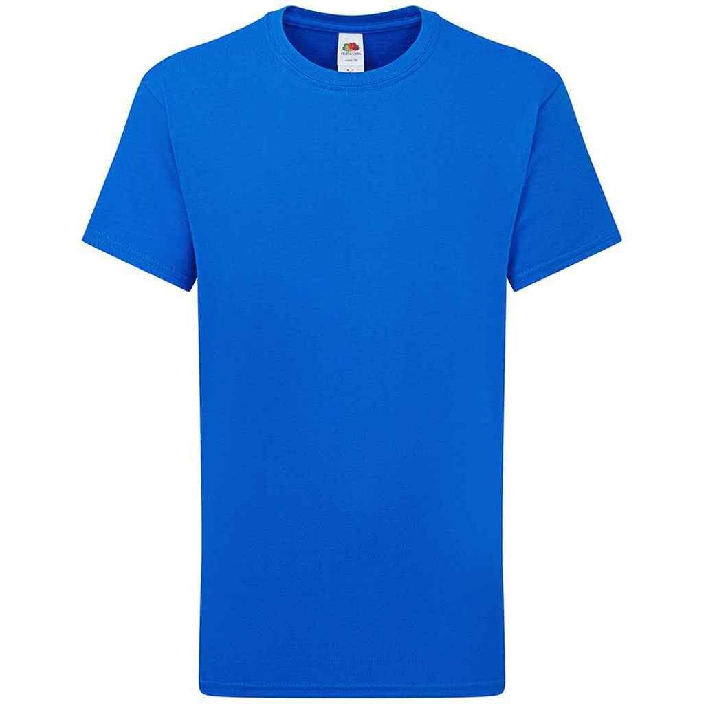 Fruit of the Loom Childrens/Kids Iconic 195 Plain T-Shirt