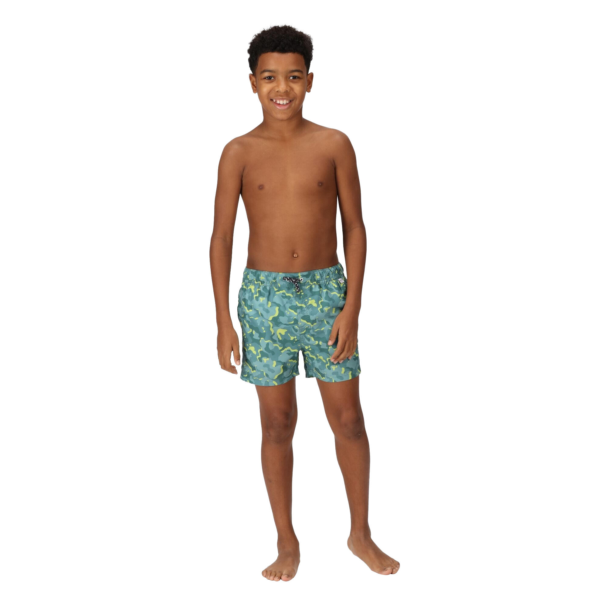 Regatta Boys Skander II Camo Swim Shorts