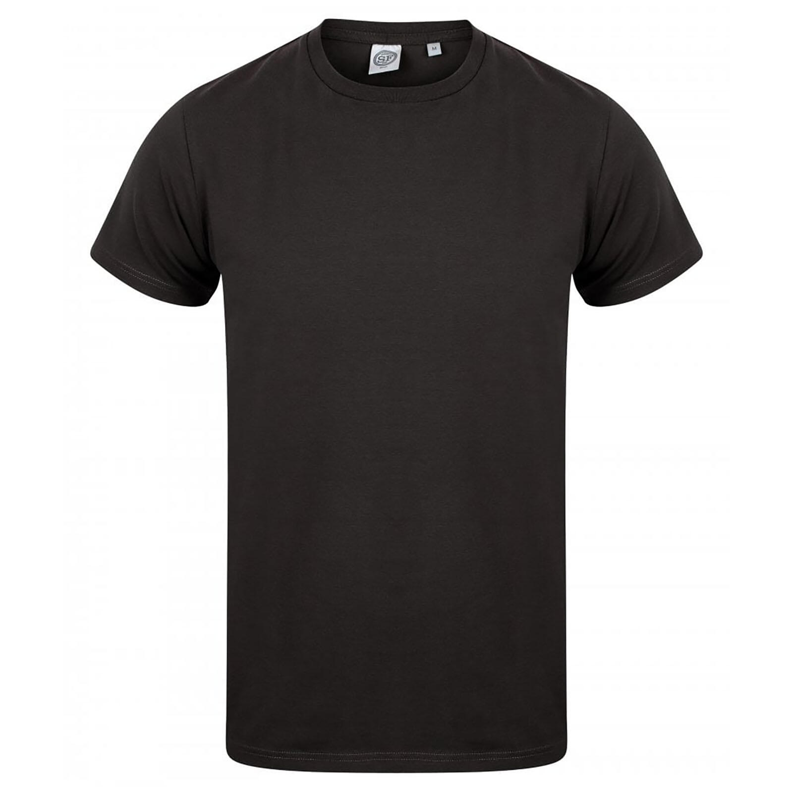 Skinni Fit Men Mens Feel Good Stretch V-neck Short Sleeve T-Shirt
