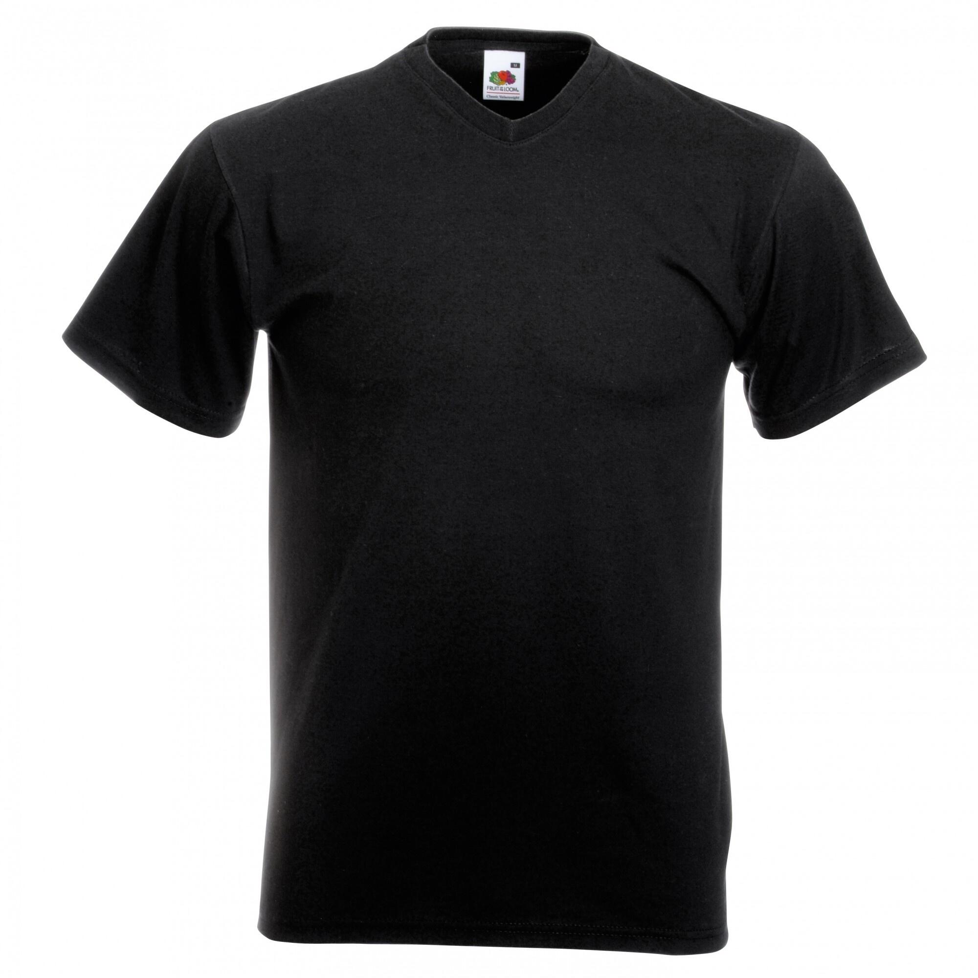 Fruit Of The Loom Mens Valueweight V-Neck, Short Sleeve T-Shirt
