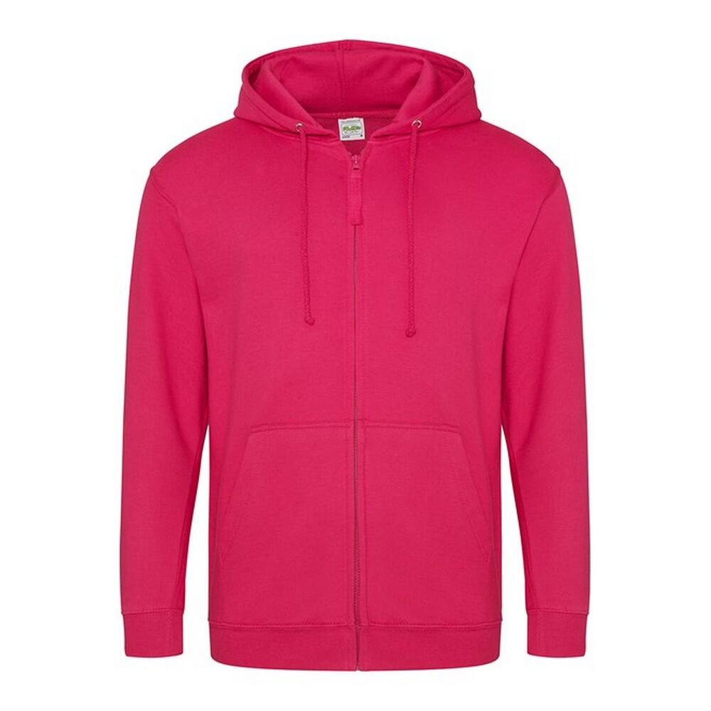 Awdis Plain Mens Hooded Full Zip Hoodie / Zoodie