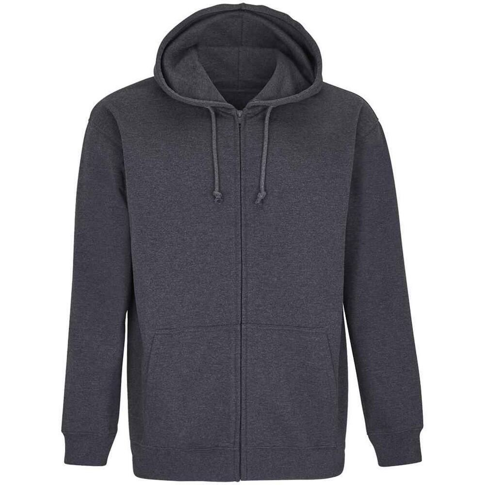 SOLS Unisex Adult Carter Marl Full Zip Hoodie