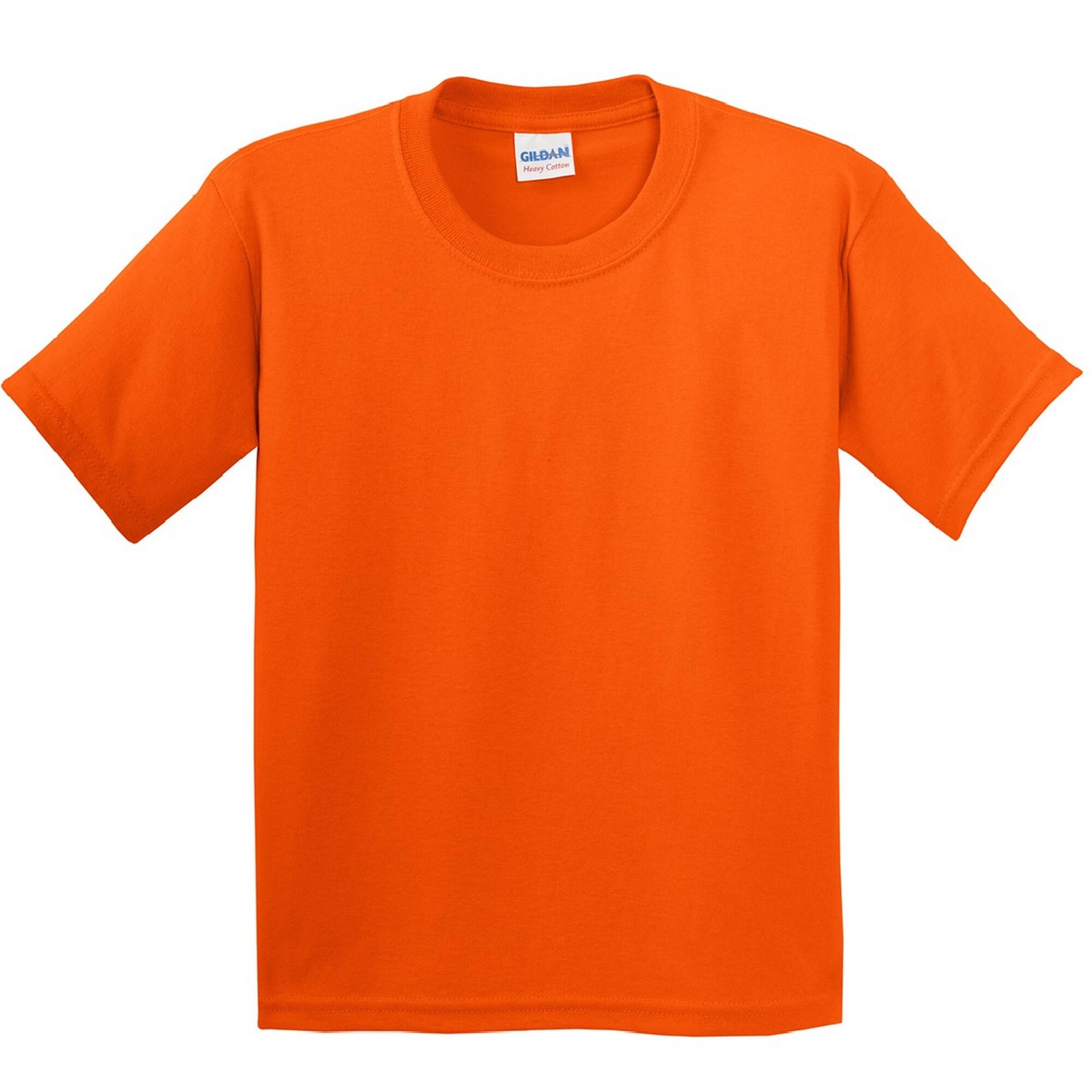 Gildan Childrens Unisex Heavy Cotton T-Shirt (Pack Of 2)