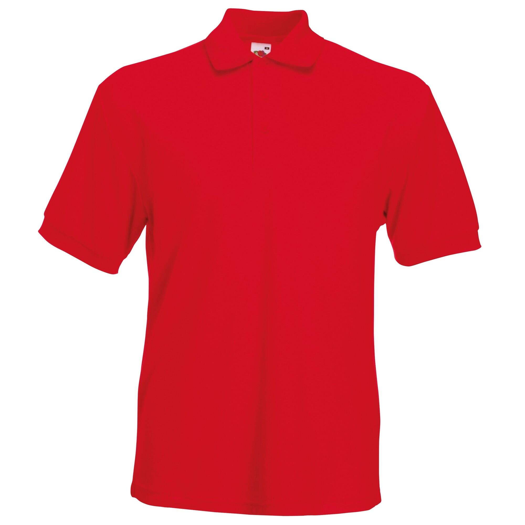 Fruit Of The Loom Mens 65/35 Heavyweight Pique Short Sleeve Polo Shirt