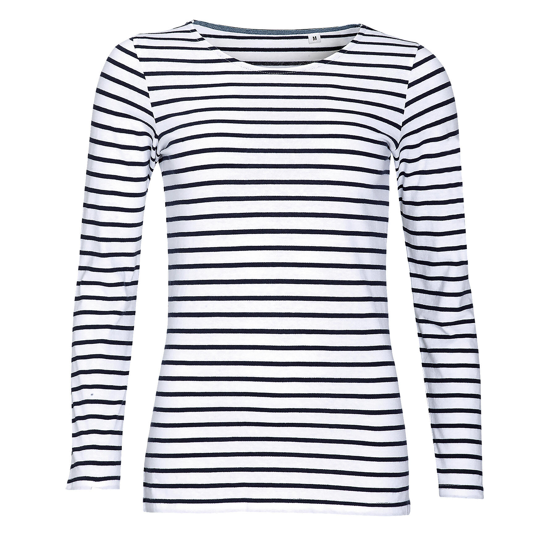 SOLS Womens/Ladies Marine Long Sleeve Stripe T-Shirt