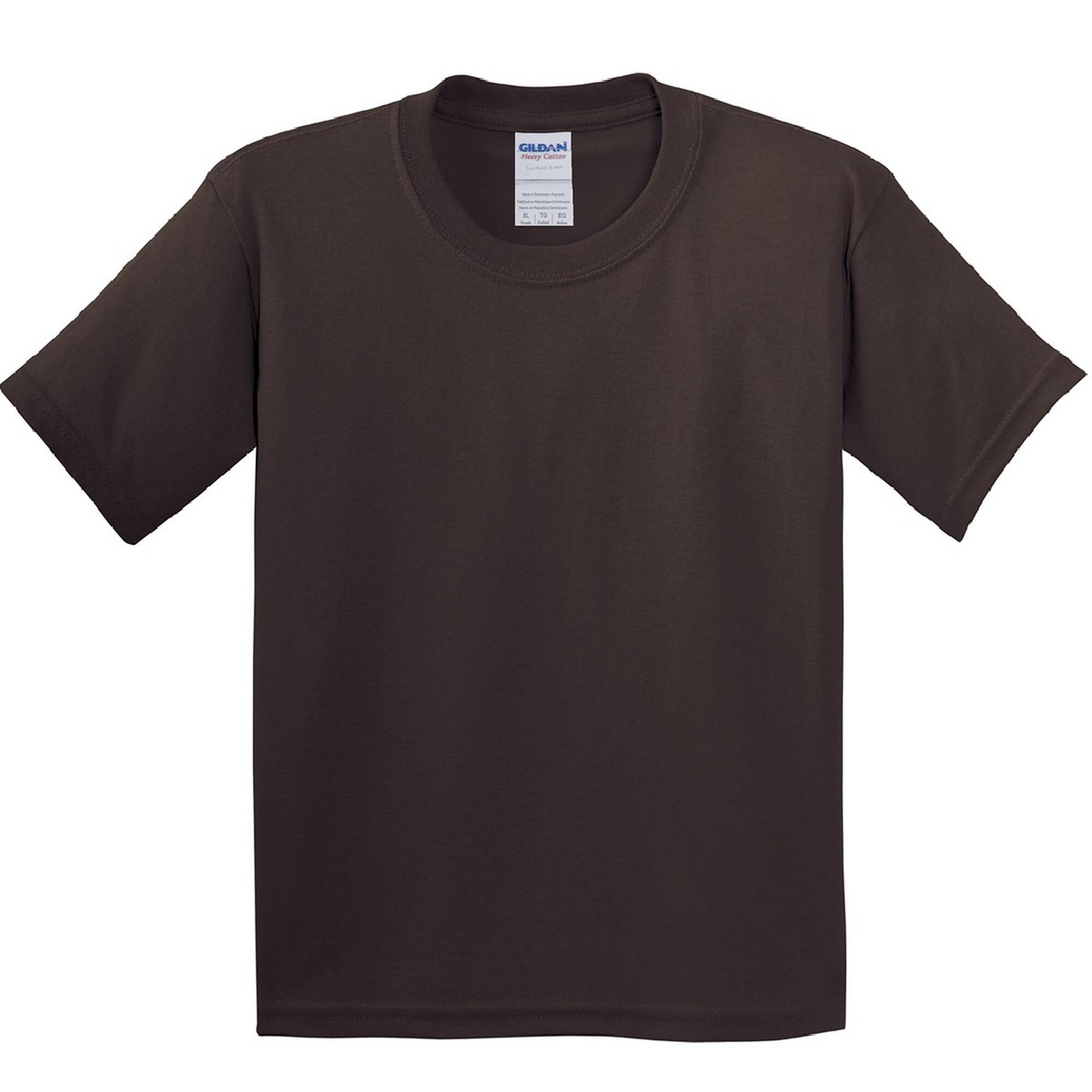 Gildan Childrens Unisex Heavy Cotton T-Shirt (Pack Of 2)
