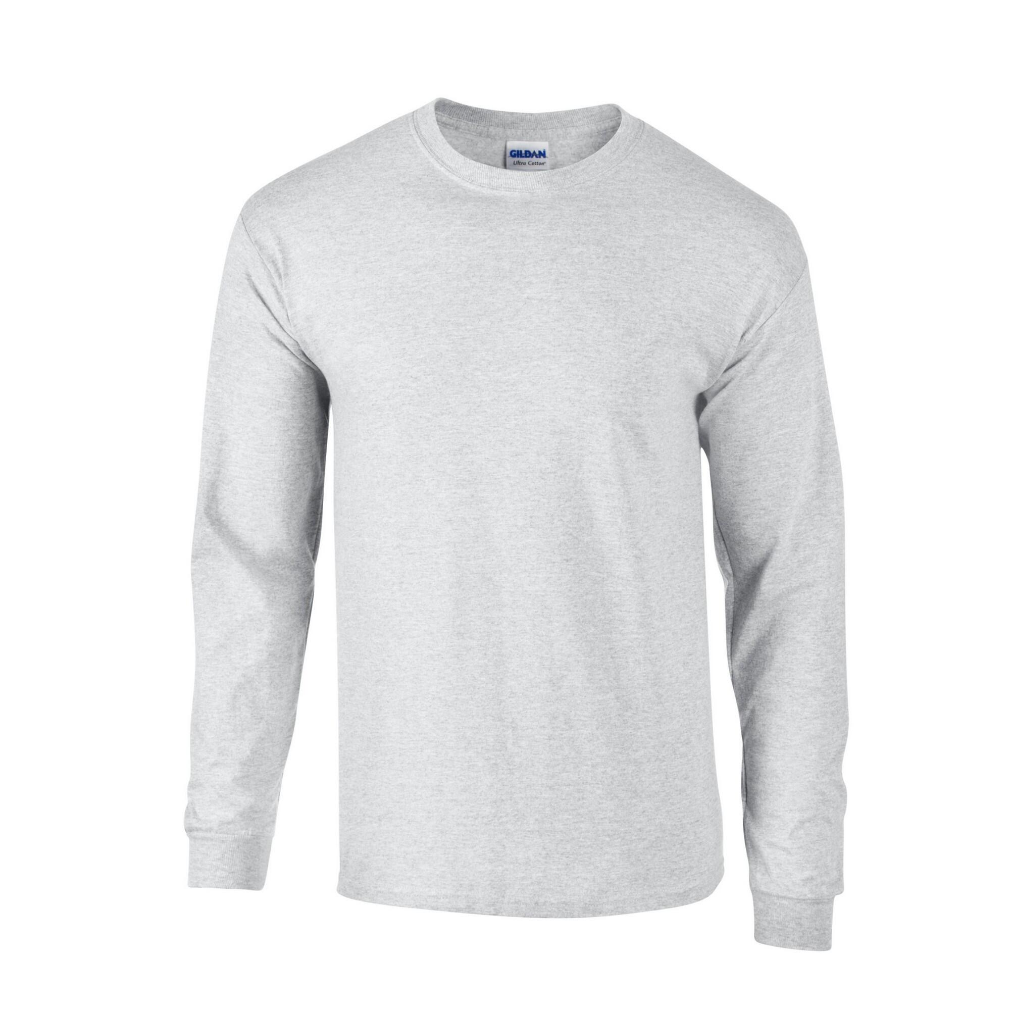 Gildan Unisex Adult Ultra Plain Cotton Long-Sleeved T-Shirt