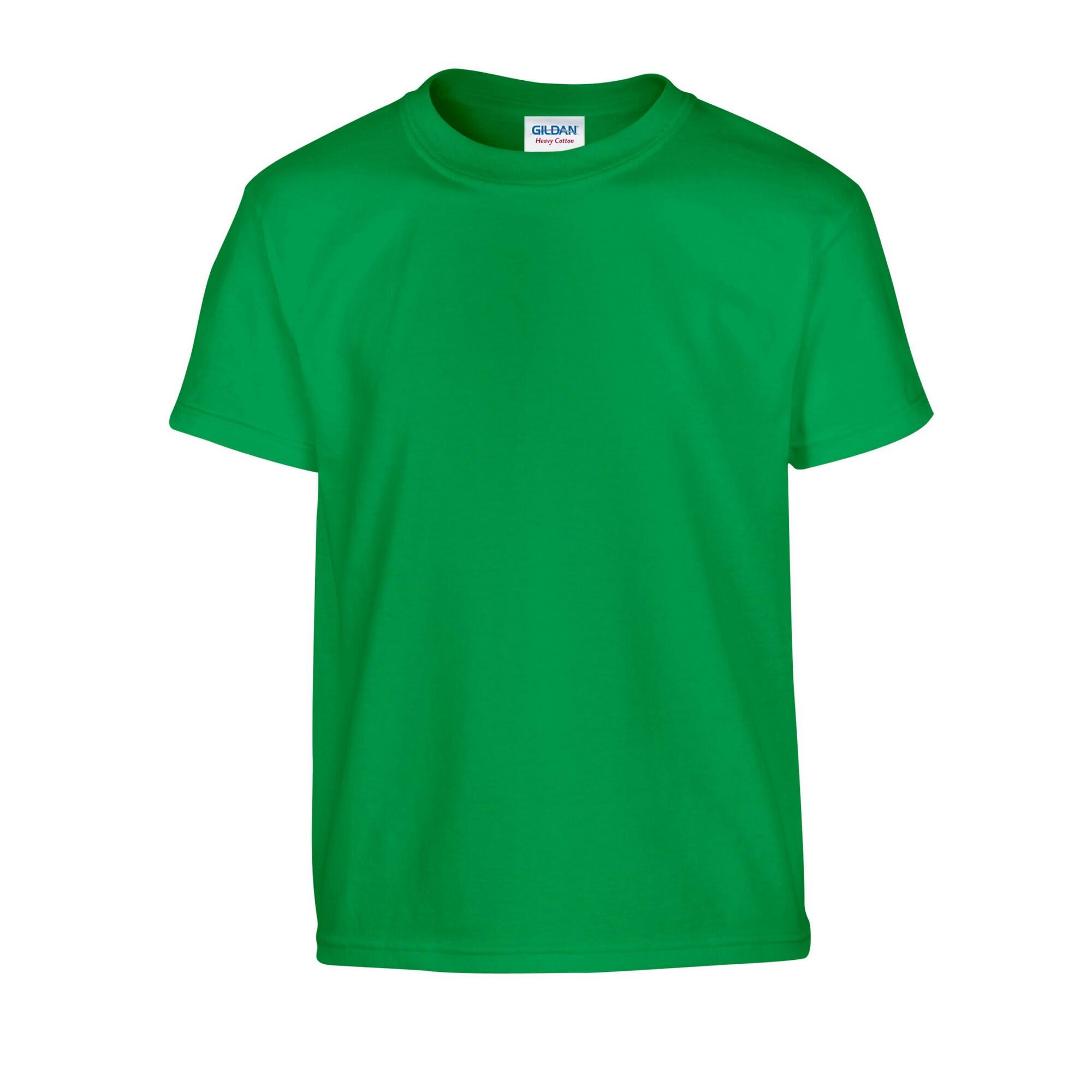 Gildan Childrens/Kids Plain Cotton Heavy T-Shirt