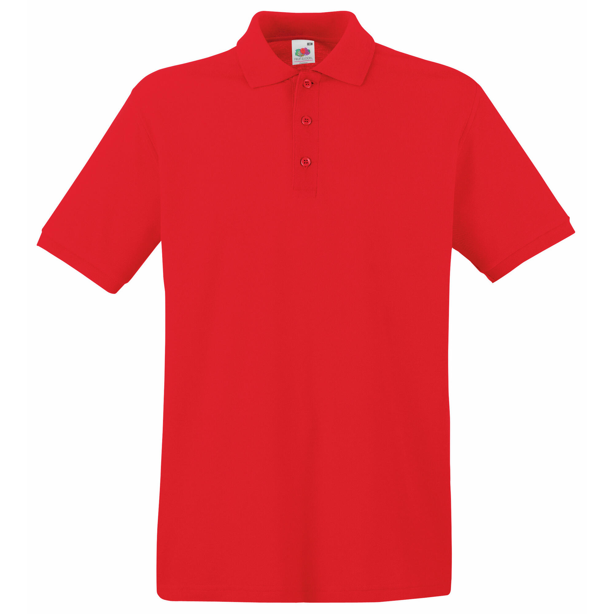 Fruit Of The Loom Premium Mens Short Sleeve Polo Shirt