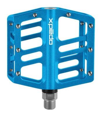 Mtb/platform pedaal jek. blauw. 9/16