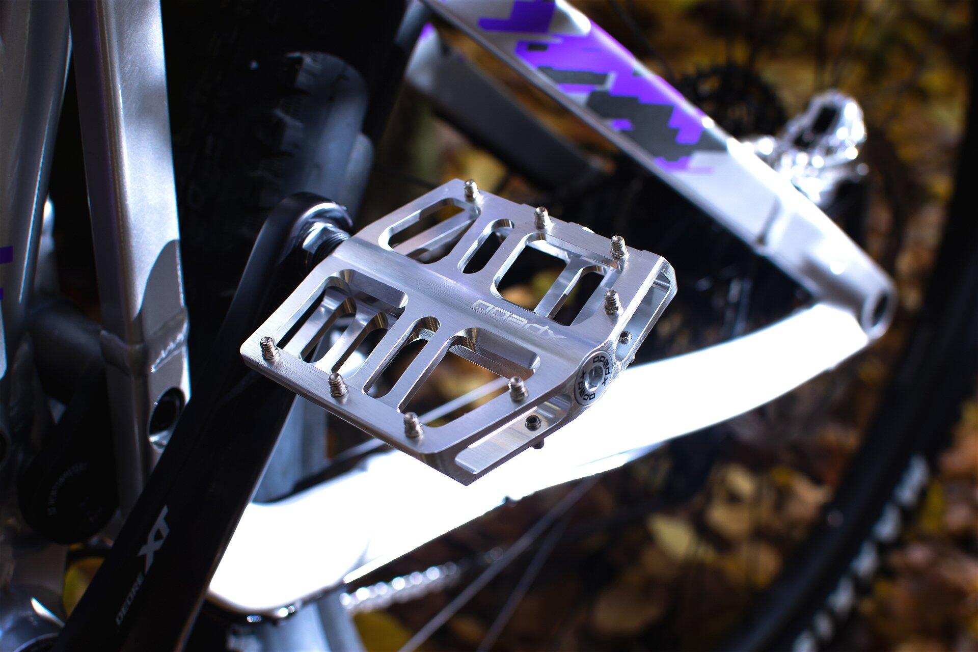 MTB/Plattform Pedal  JEK, silber, 9/16" 5/5