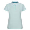 Dames Maverick V Polo Shirt (Gebleekt Aqua)