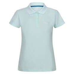 Dames Maverick V Polo Shirt (Gebleekt Aqua)