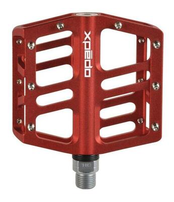 Mtb/platform pedaal jek. rood. 9/16