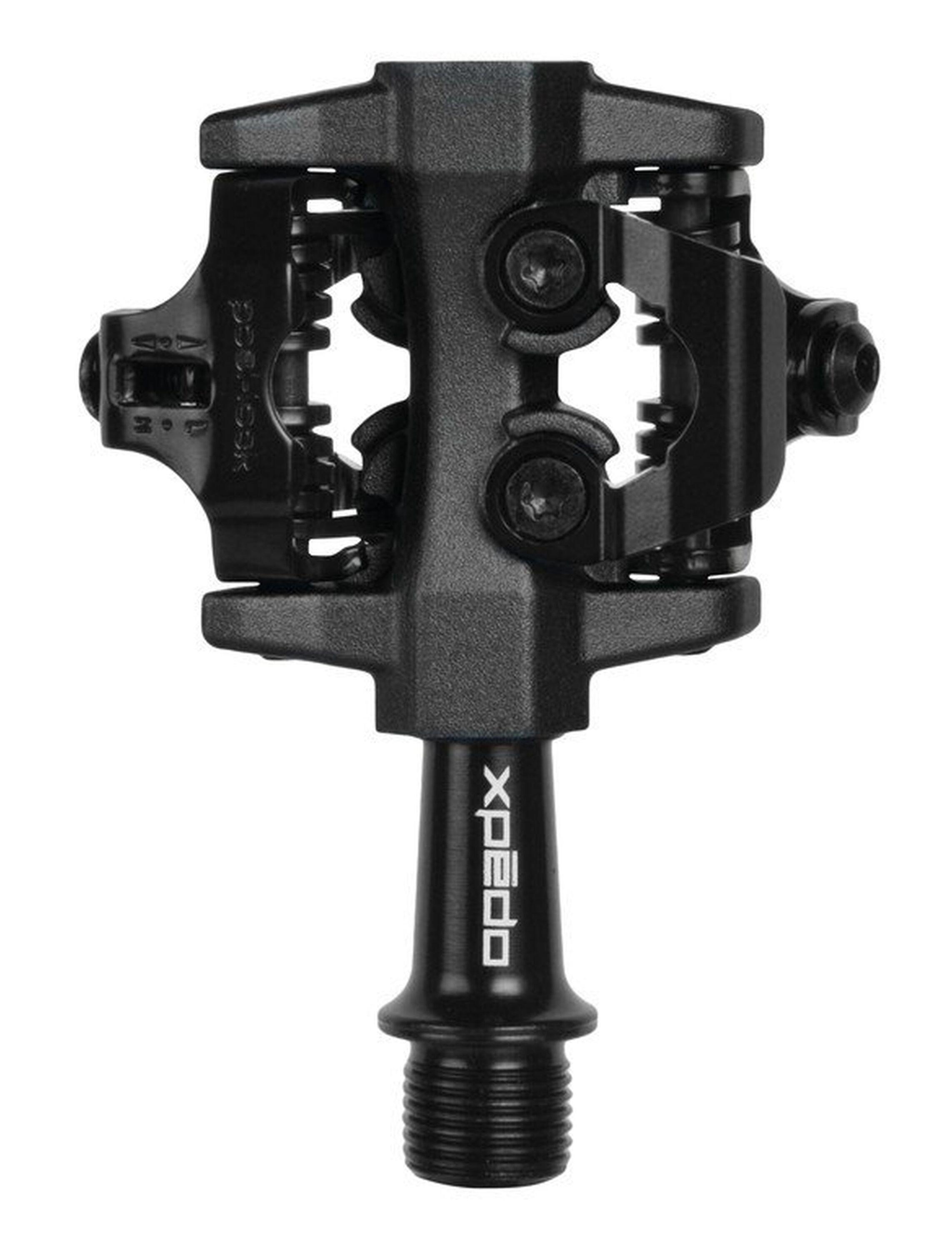 XPEDO Pedale Clipless CXR, nero, 9/16", doppia faccia XPT