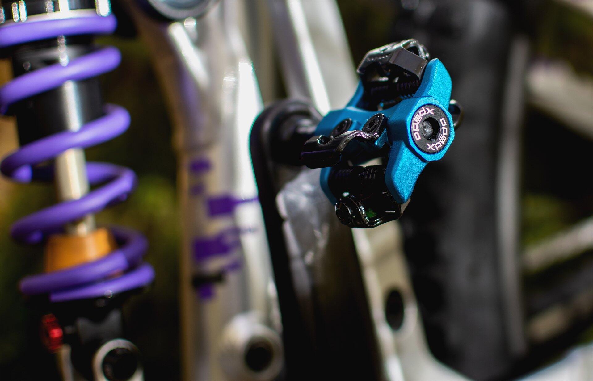 Pedal Clipless CXR blau, 9/16", zweiseitig XPT 4/5