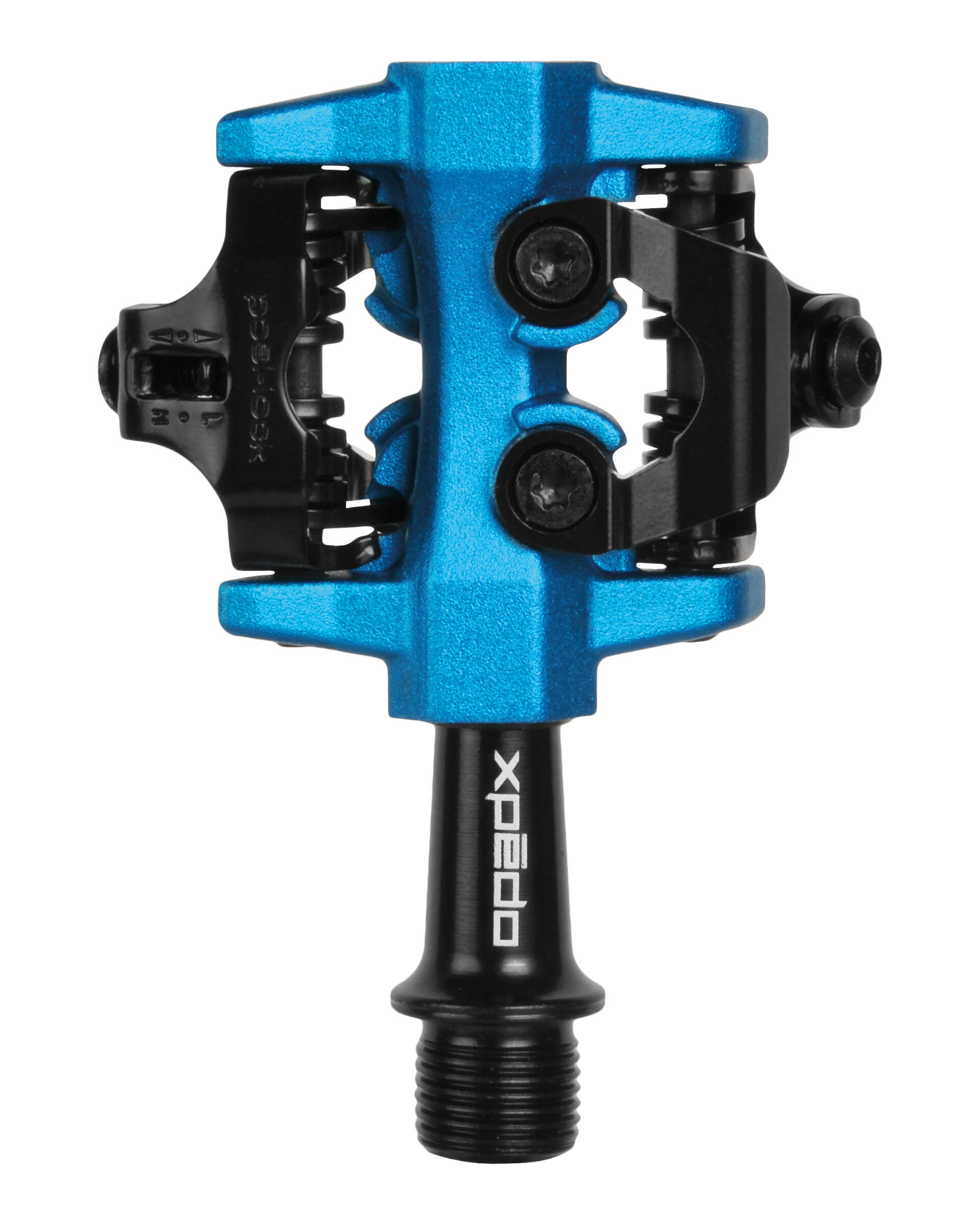 XPEDO Pedale Clipless CXR blu, 9/16", doppio lato XPT