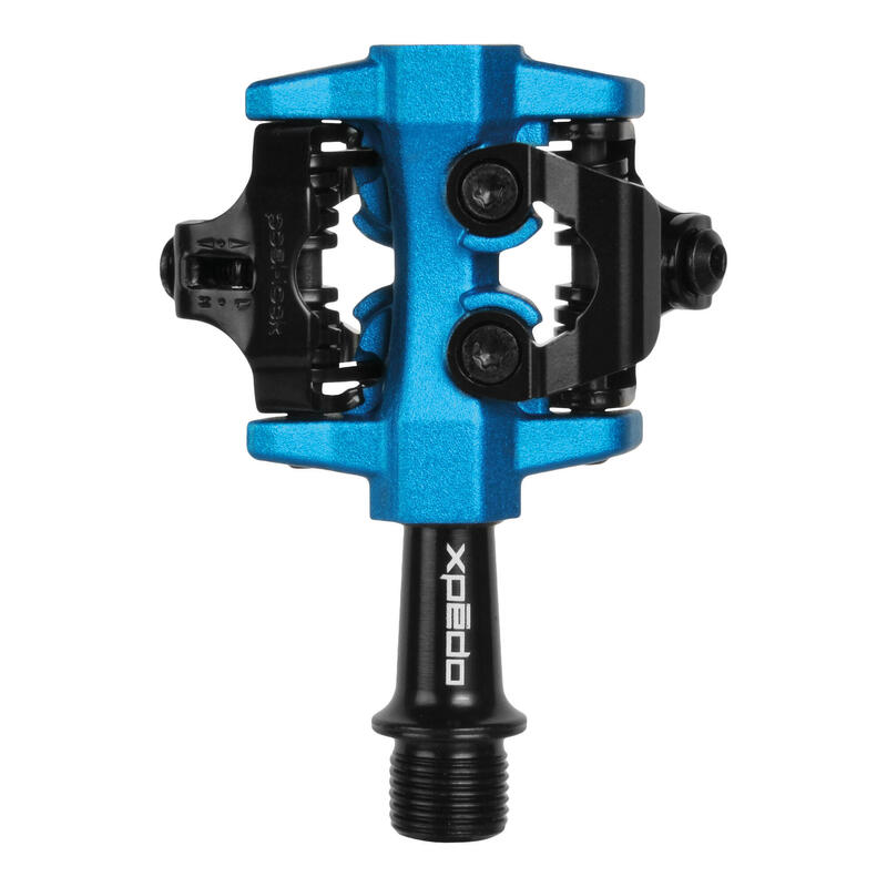 Pédale Clipless CXR bleue, 9/16", double face XPT      12995€    XPEDO Pédale Clipless CXR bleue, 9/16", double face XPTVendu exclusivement en ligne   