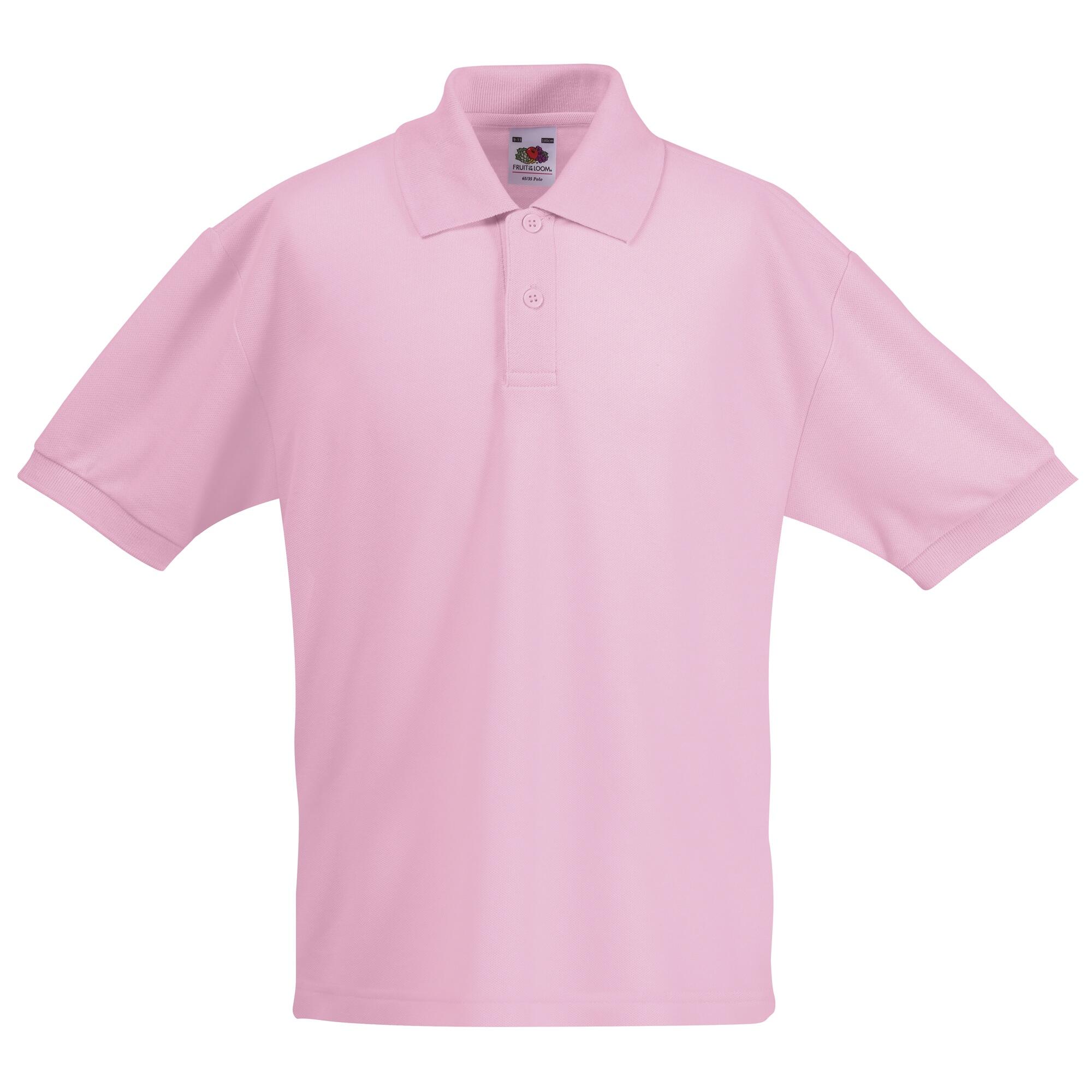 Fruit of the Loom Childrens/Kids Pique Short-Sleeved Polo Shirt
