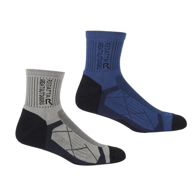 Chaussettes de sport Homme (Bleu marine / Gris foncé)