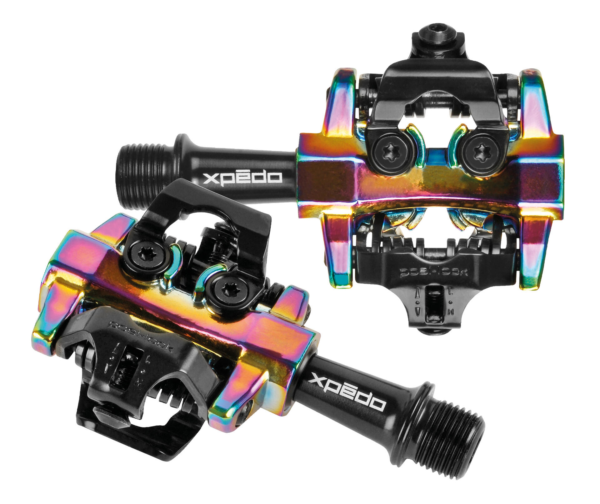 Pedal Clipless CXR, 9/16", zweiseitig XPT, oilslick 4/6