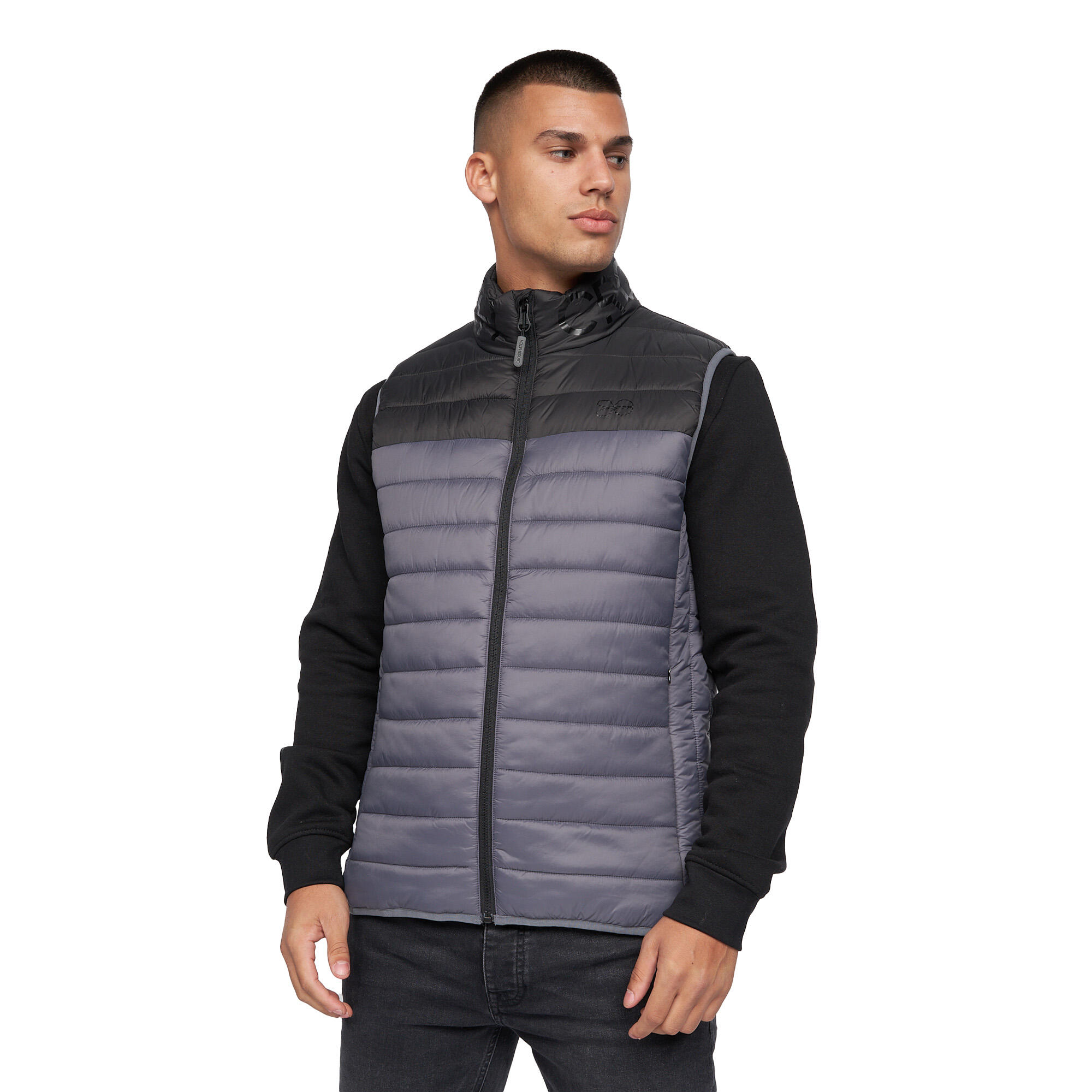 Crosshatch Mens Presnell High-Neck Gilet