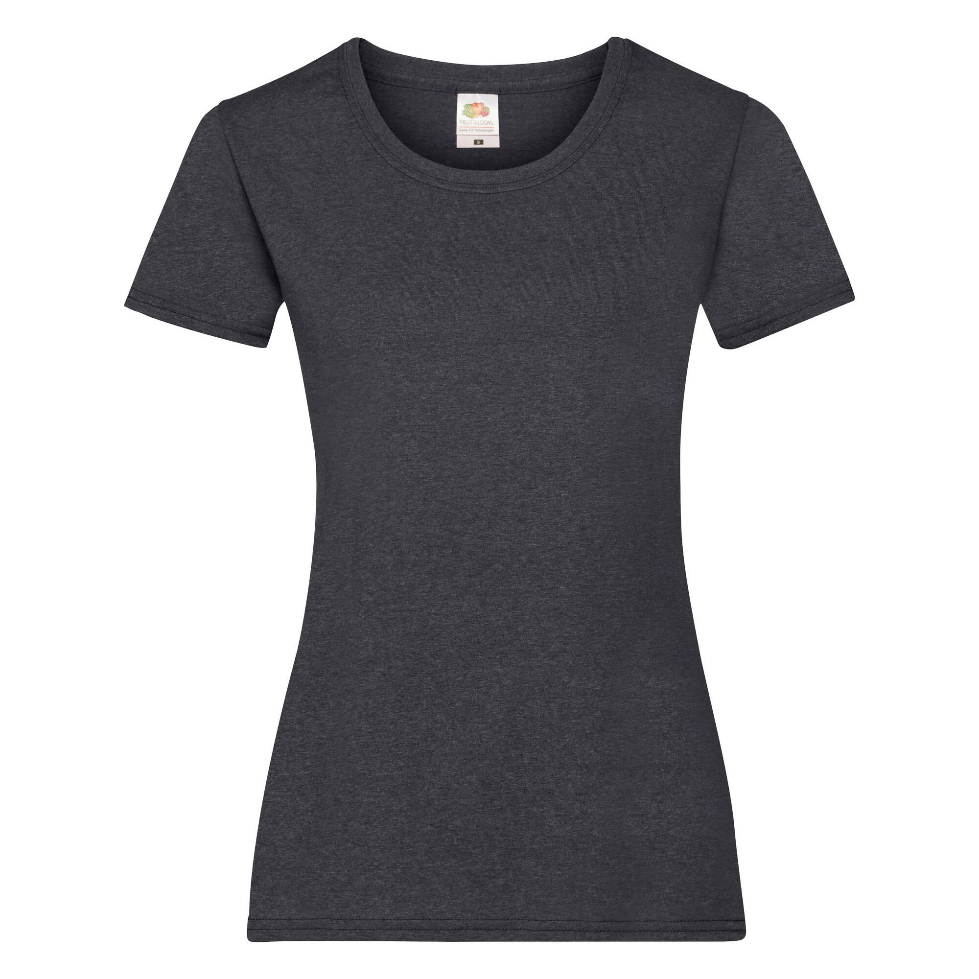 Fruit Of The Loom Ladies/Womens Lady-Fit Valueweight Short Sleeve T-Shirt (Pack