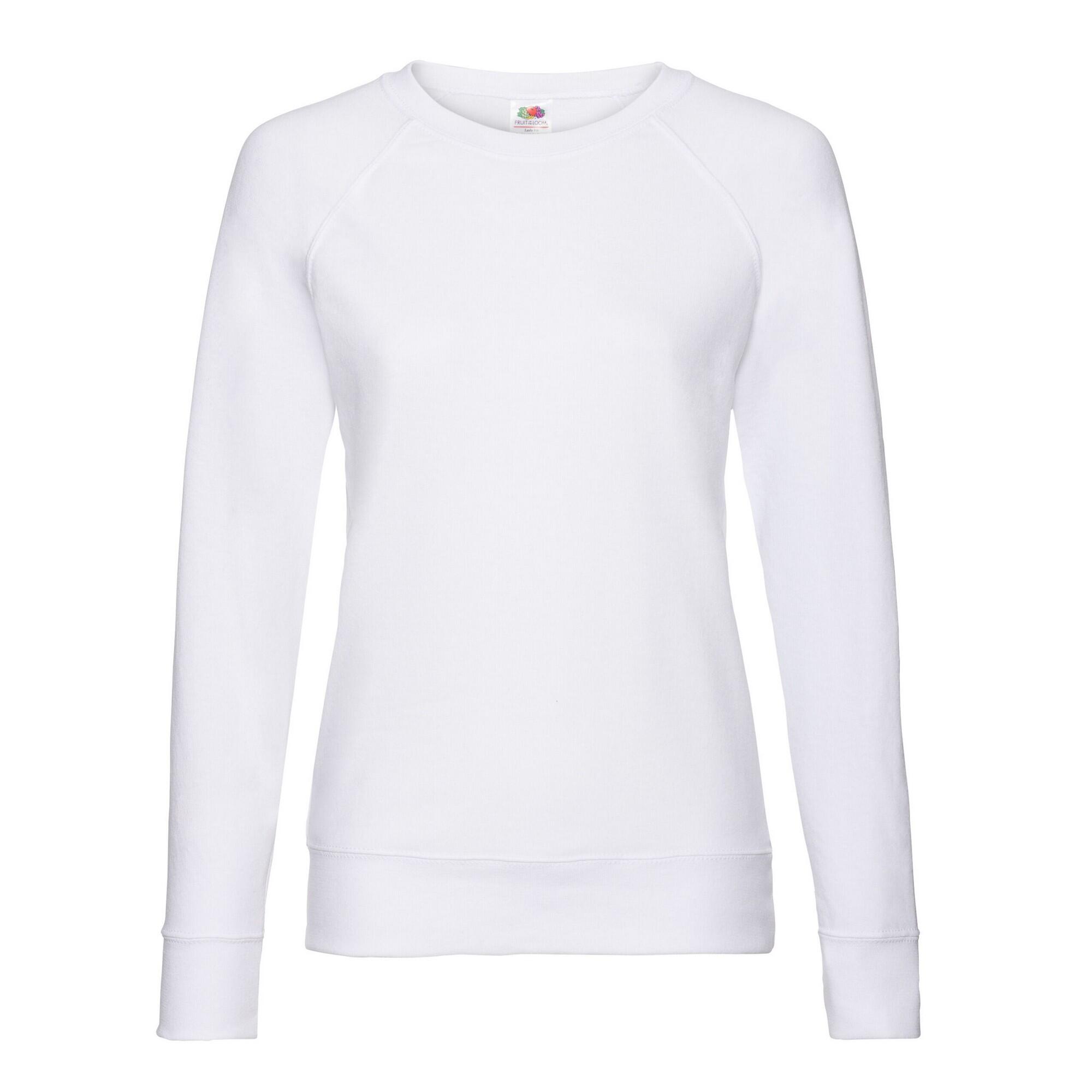 Fruit of the Loom Womens/Ladies Lightweight Lady Fit Raglan Sweatshirt