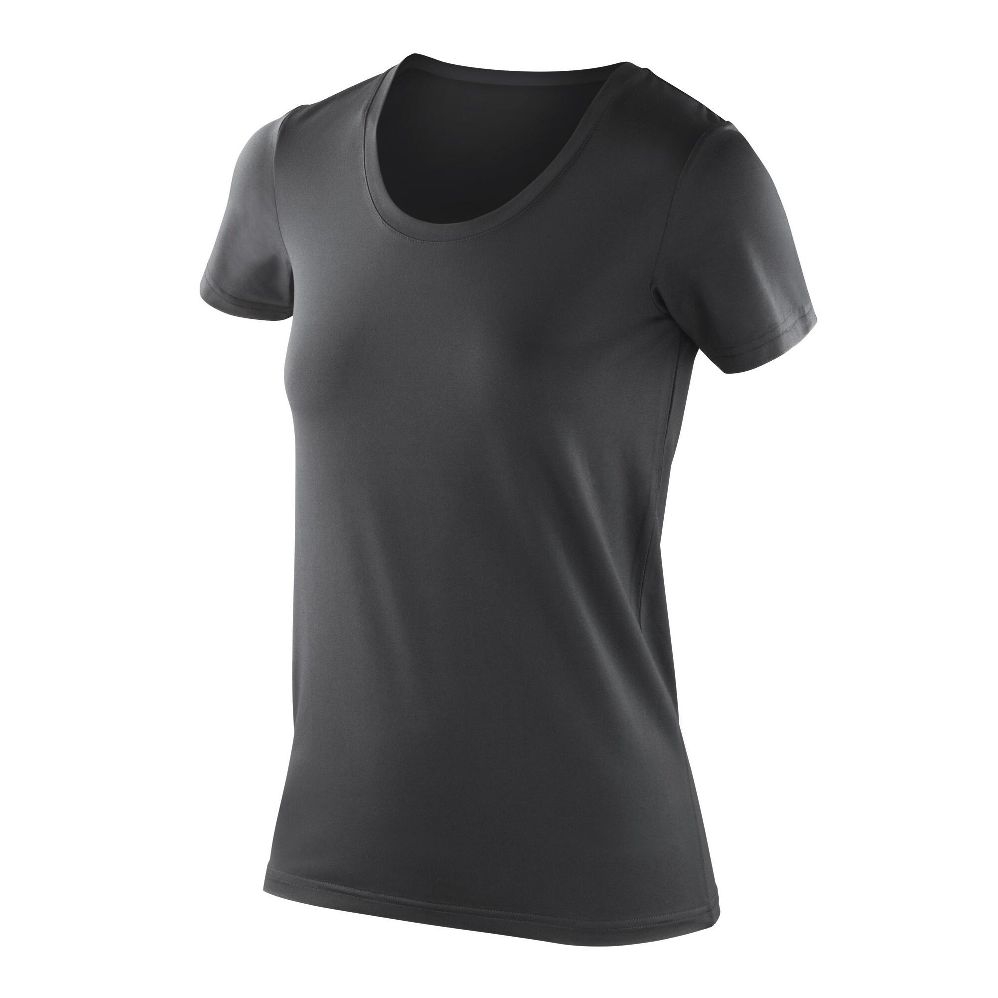 Spiro Womens/Ladies Impact Softex Short Sleeve T-Shirt