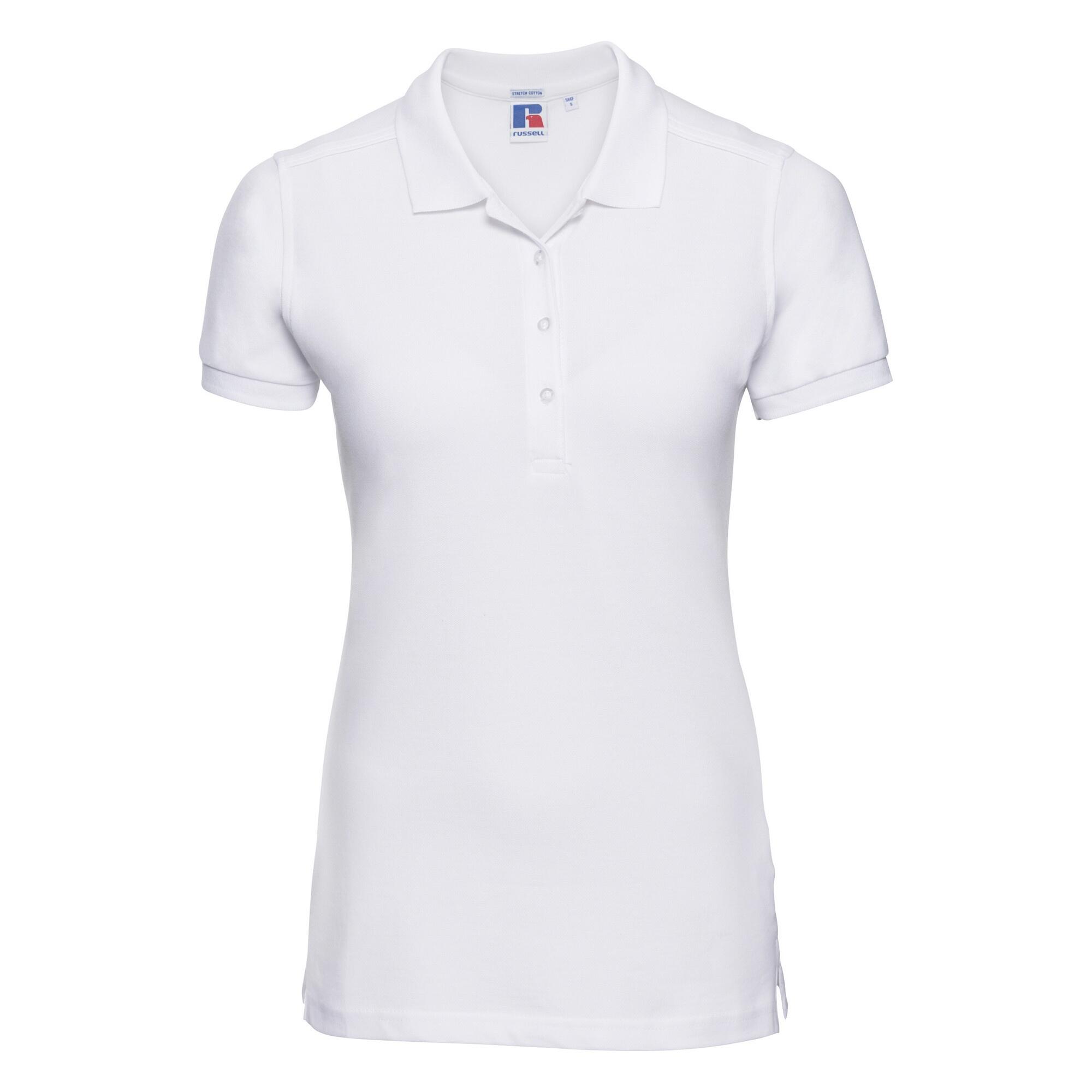 Russell Womens/Ladies Stretch Short Sleeve Polo Shirt