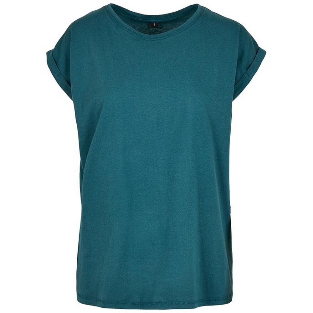 Build Your Brand Womens/Ladies Extended Shoulder T-Shirt