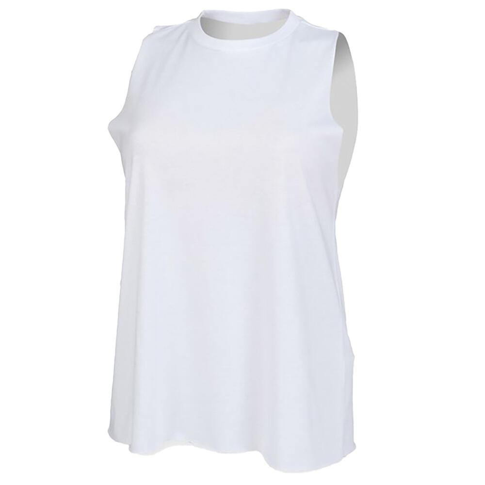 Skinni Fit Womens/Ladies High-Neck Tank Top