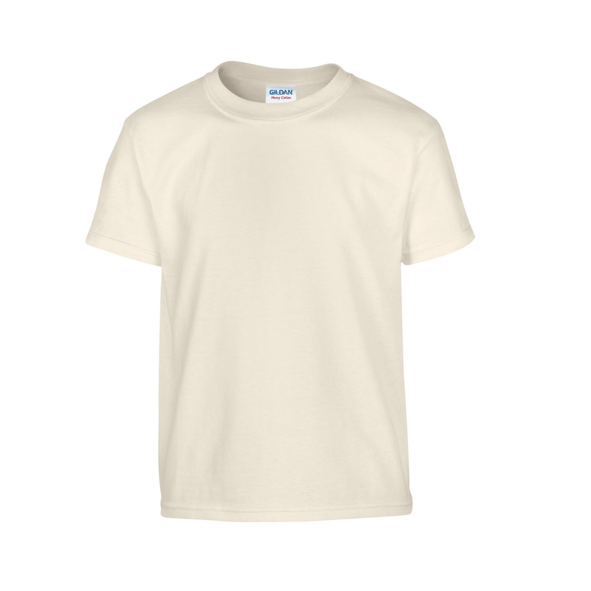 Gildan Childrens/Kids Plain Cotton Heavy T-Shirt