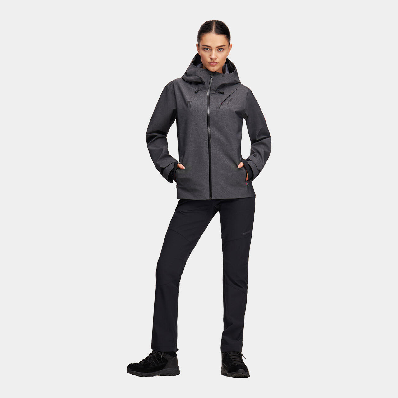 Veste imperméable de trek montagne Alpinus Gingera - Femme 4/7