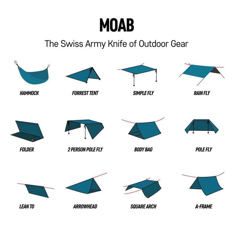 Hamak/Tarp Grand Trunk Moab All-in-one blue