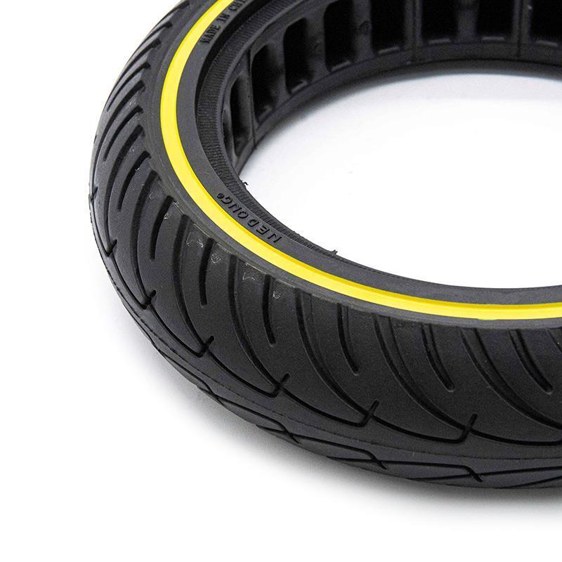 Rueda Maciza Ultraligera para Patinete Eléctrico Ewheel Negro-Amarillo 8,5x2" 4/4