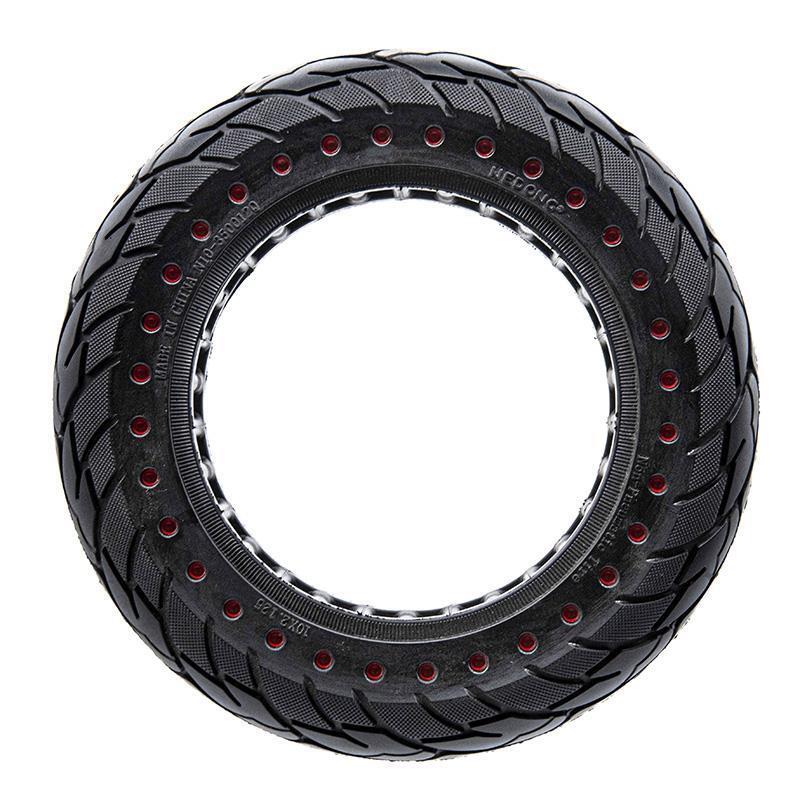Rueda Maciza Ultraligera para Patinete Eléctrico Ewheel Punto Rojo 10x2,125" 2/4