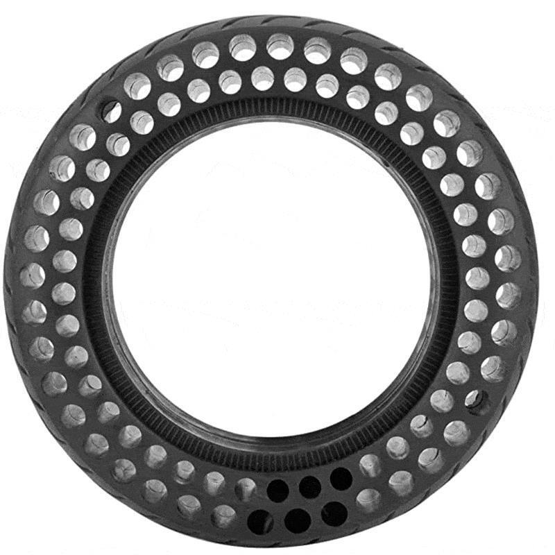 Rueda Maciza Perforada para Patinete Eléctrico Ewheel Negro 10x2,125" 5/5