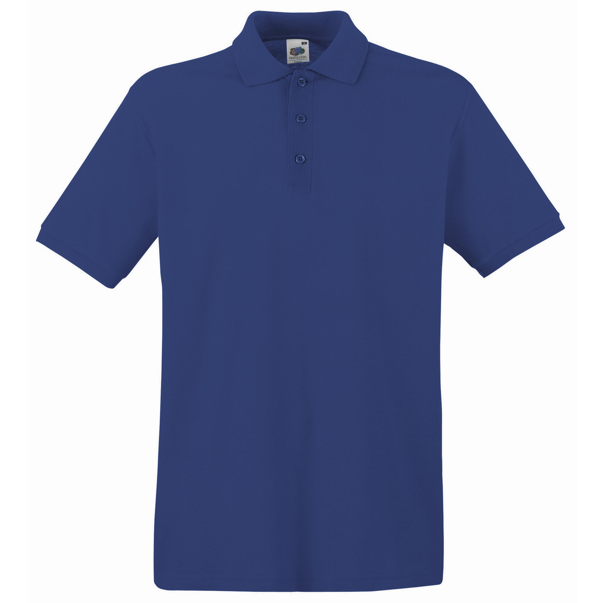 Fruit Of The Loom Premium Mens Short Sleeve Polo Shirt