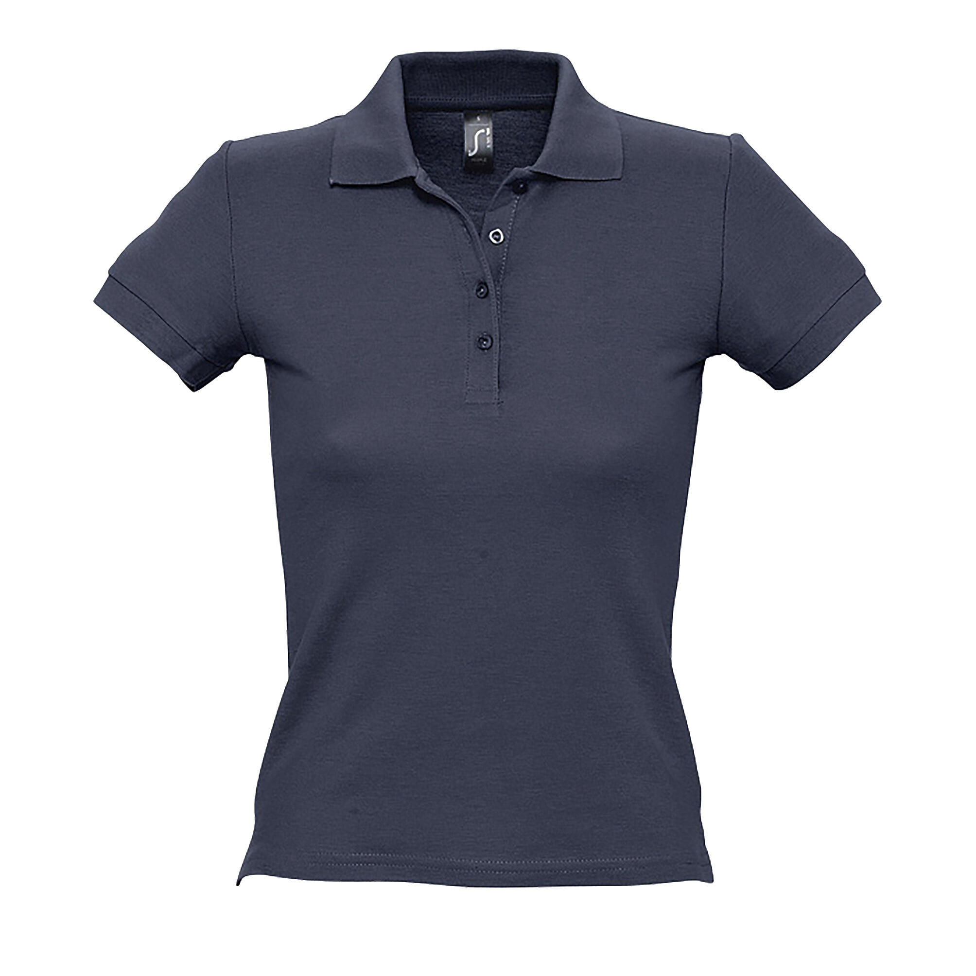 SOLS Womens/Ladies People Pique Short-Sleeved Polo Shirt