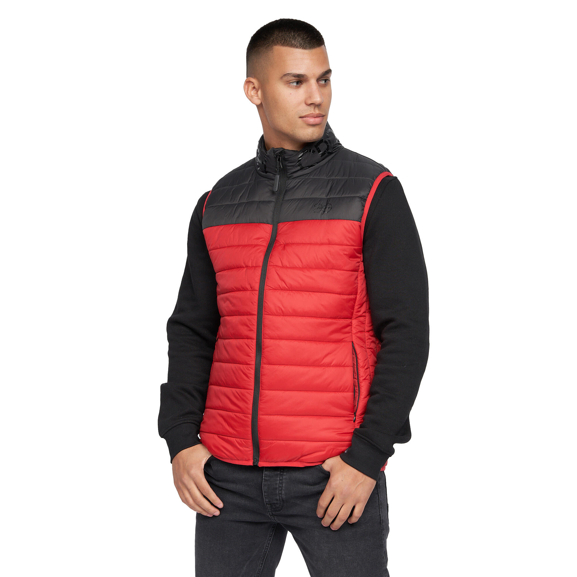 Crosshatch Mens Presnell High-Neck Gilet