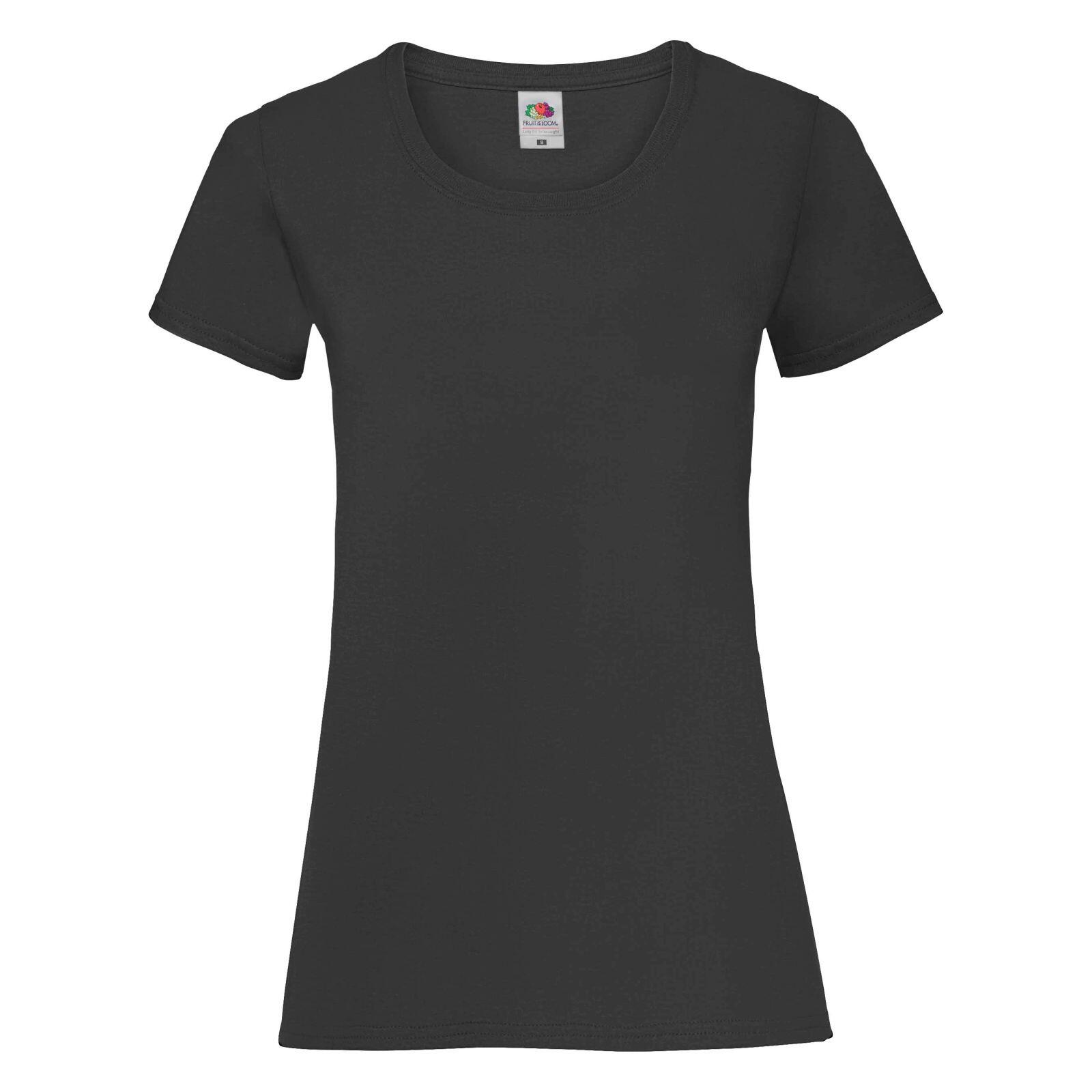 Fruit Of The Loom Ladies/Womens Lady-Fit Valueweight Short Sleeve T-Shirt (Pack