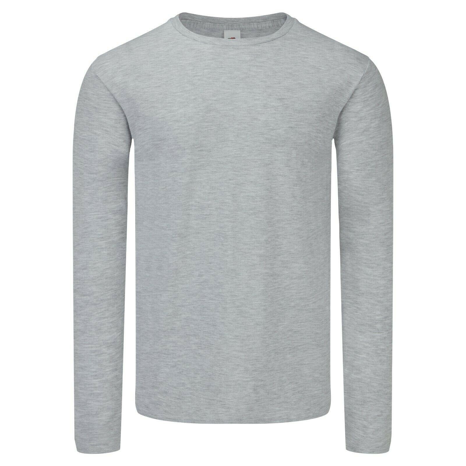 Fruit Of The Loom Mens Iconic 150 Long-Sleeved T-Shirt