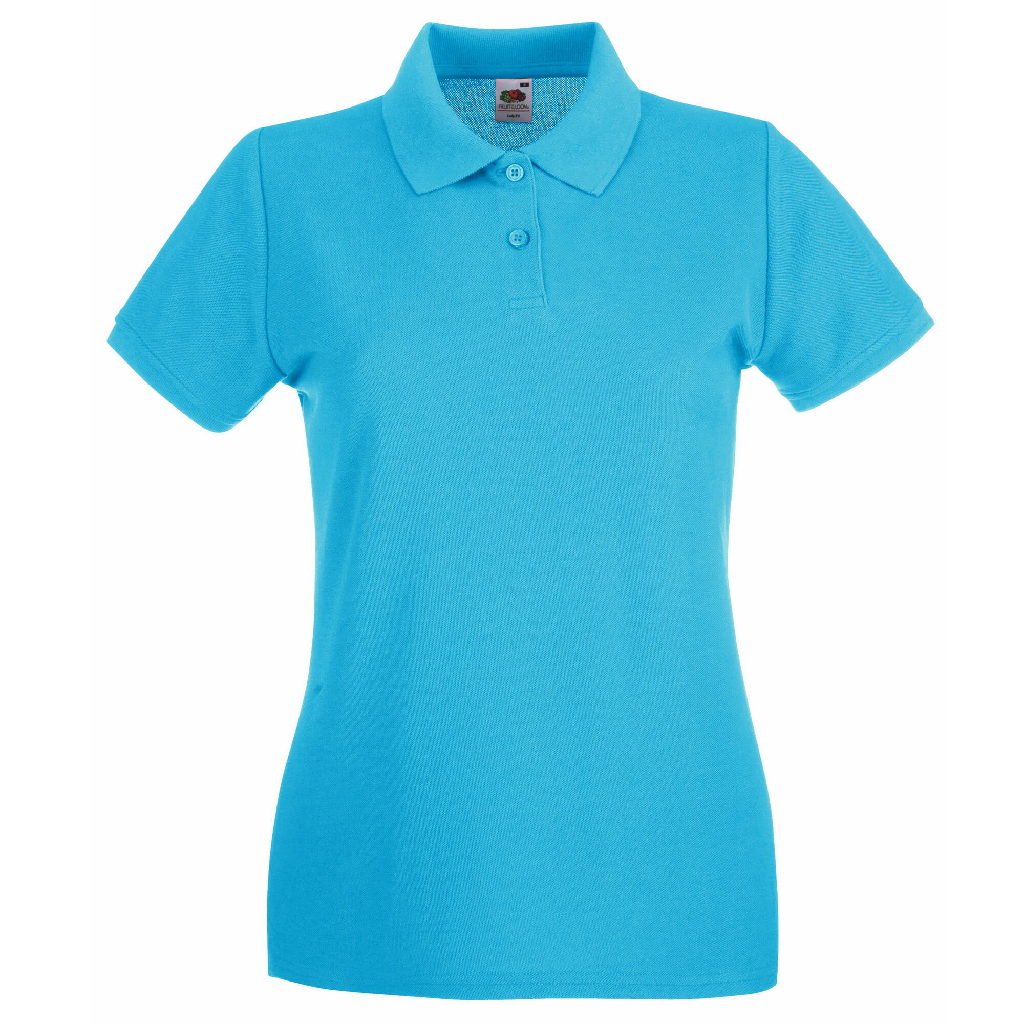 Fruit Of The Loom Womens/Ladies Premium Fitted Short-Sleeved Polo Shirt