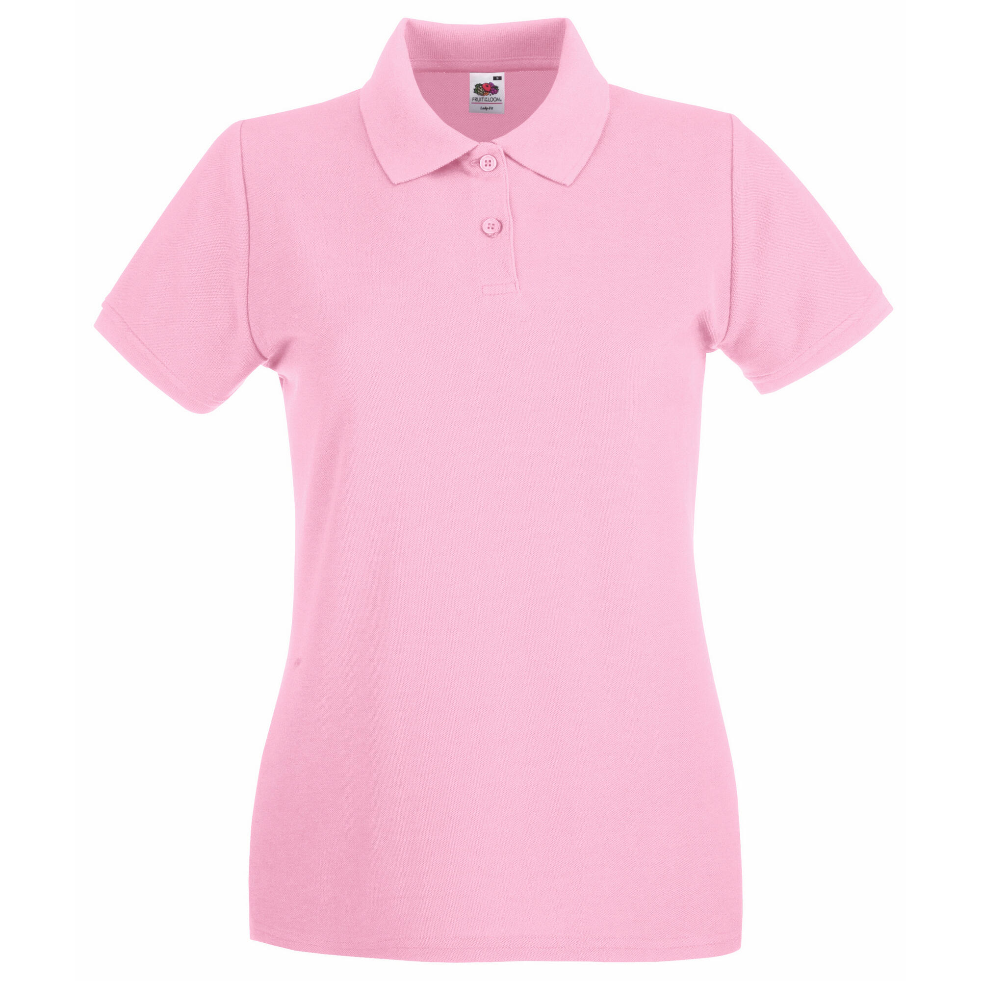 Fruit Of The Loom Womens/Ladies Premium Fitted Short-Sleeved Polo Shirt