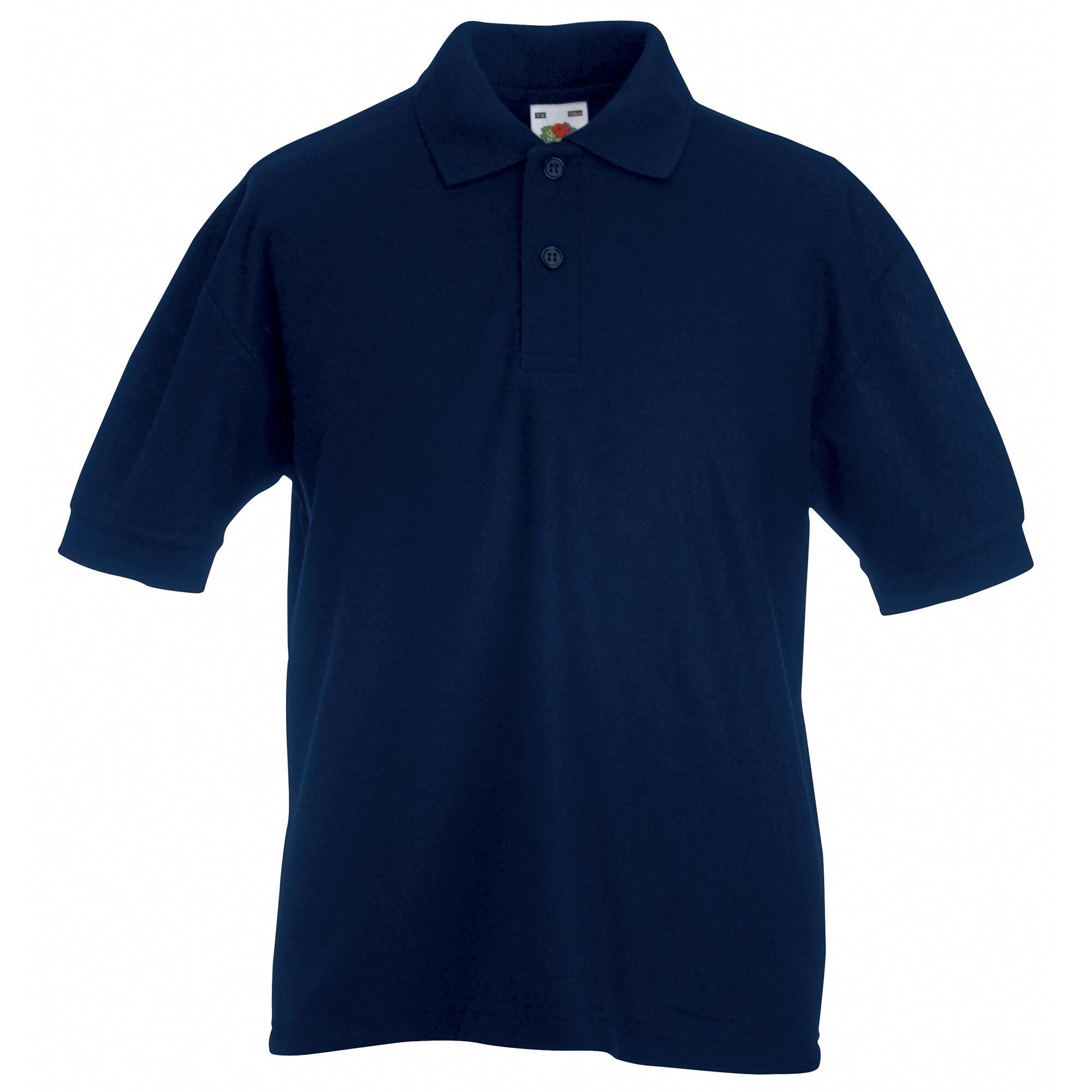 Fruit of the Loom Childrens/Kids Pique Short-Sleeved Polo Shirt