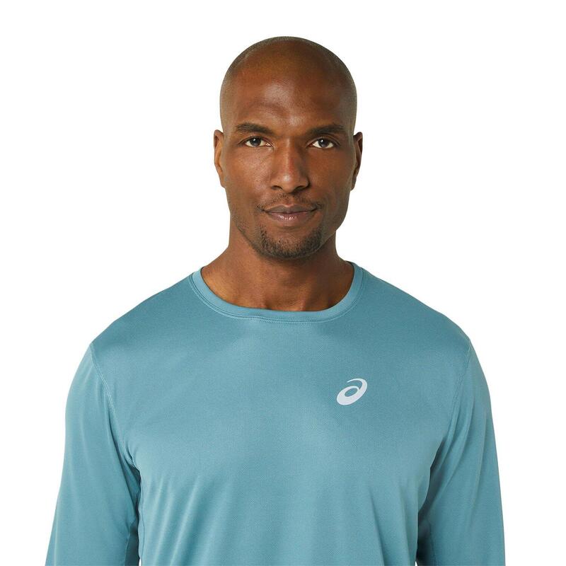 Camiseta Manga Hombre- ASICS Core LS Top - Foggy Teal