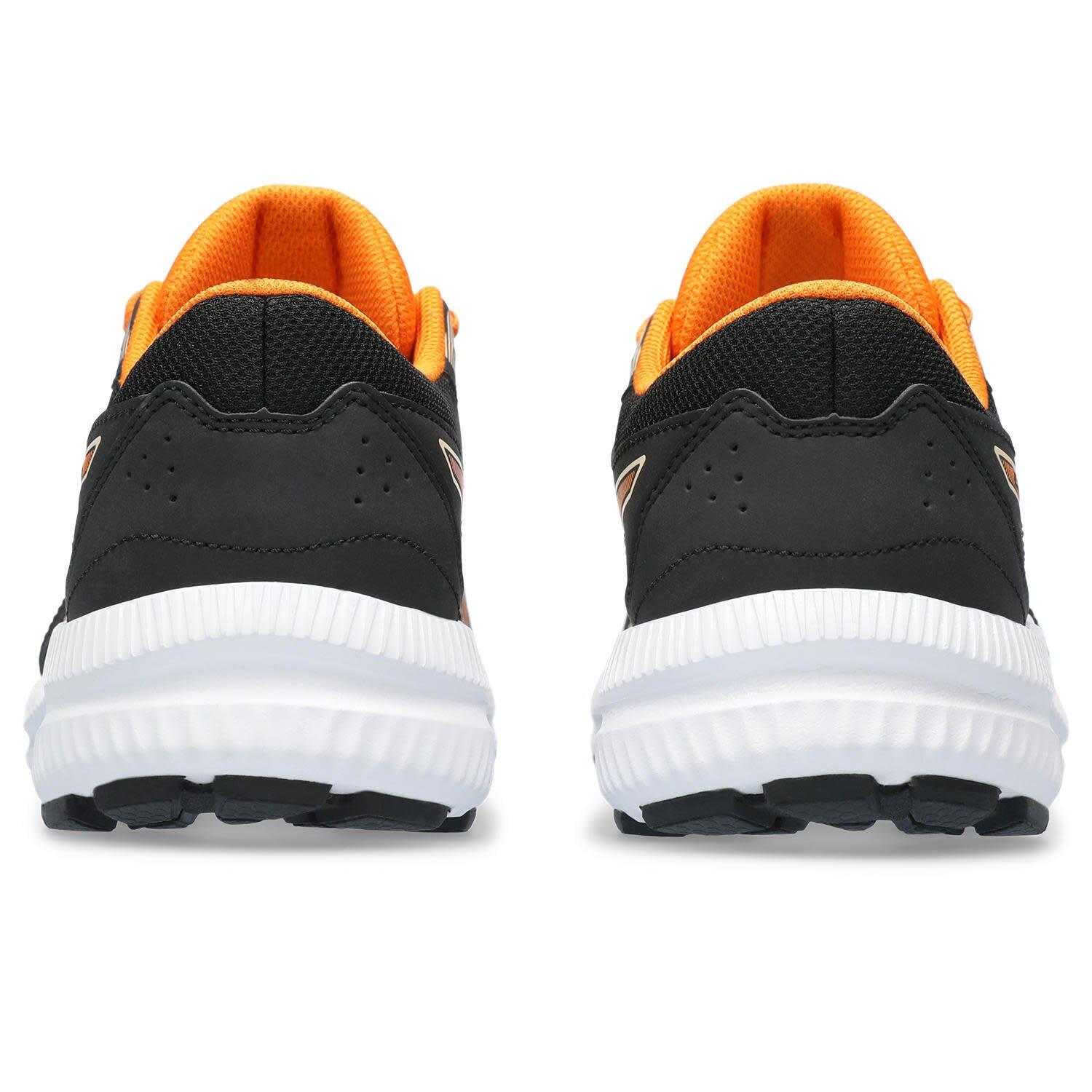 Calcado De Corrida Crianças - ASICS Contend 8 GS -Black/Bright Orange 4/7